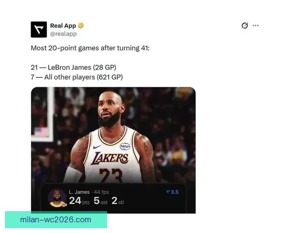 湖人近期23胜6负分差个位数表现出色 仅次16勇士近18年最强